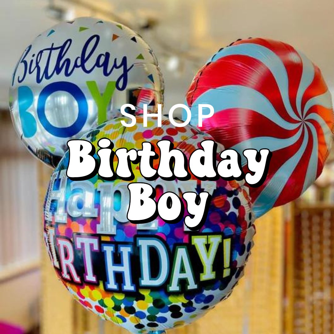 Birthday boy balloons - Treats & Sweets