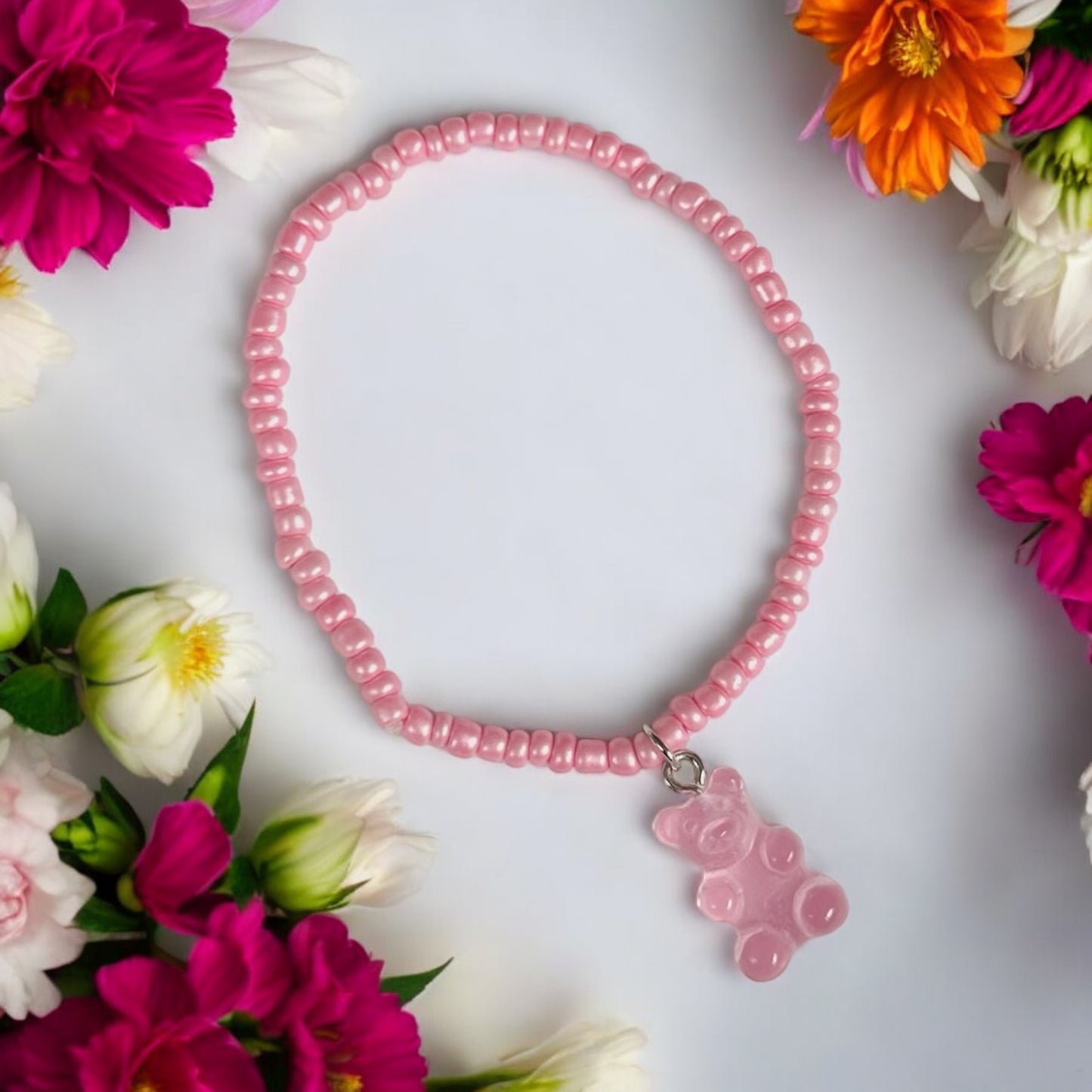 Gummy Bear Bracelet - Baby Pink