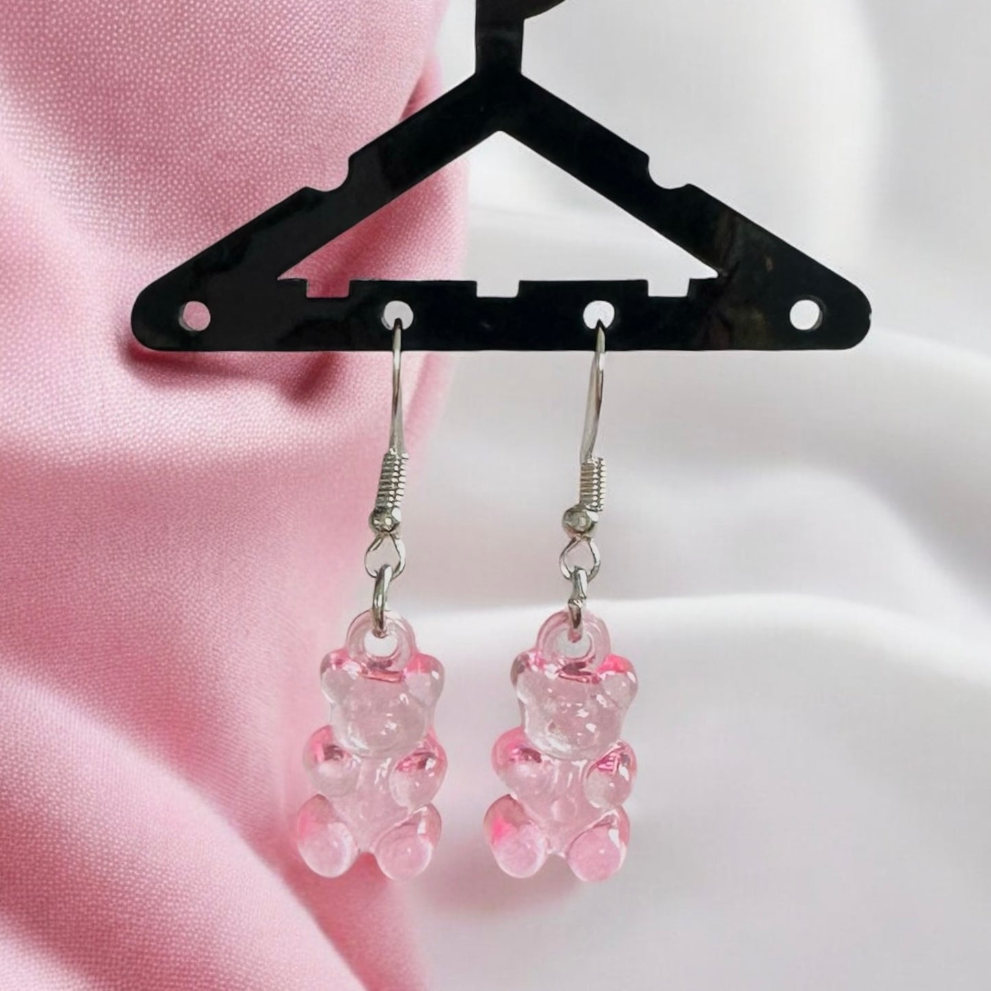 Gummy Bear Earrings - Baby Pink