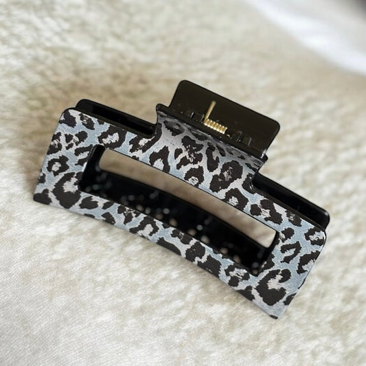 Leopard Print Claw Clips