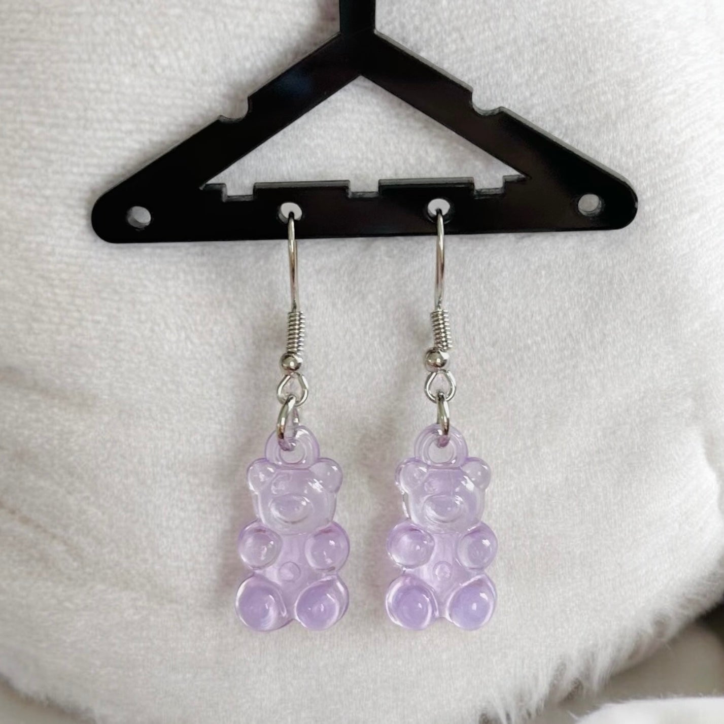 Gummy Bear Earrings - Lilac