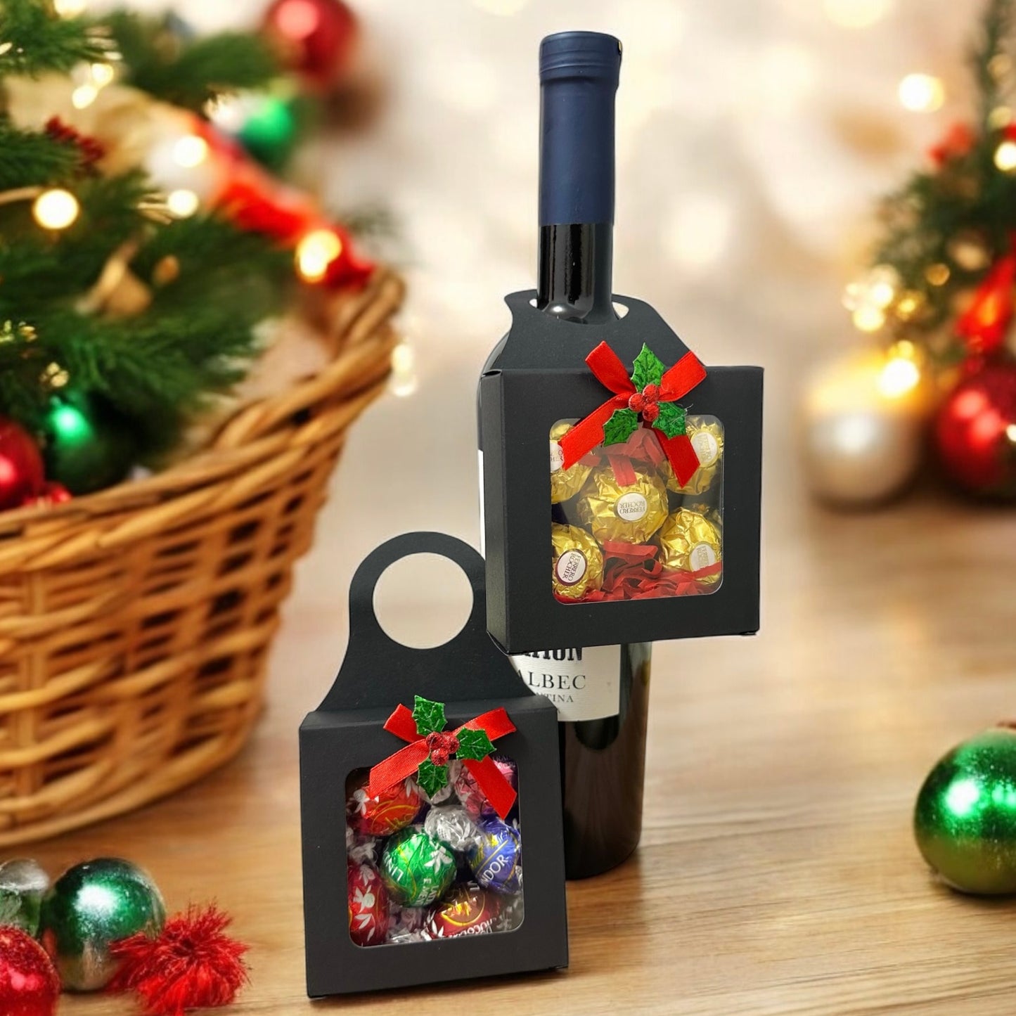 Wine Bottle Chocolate Box