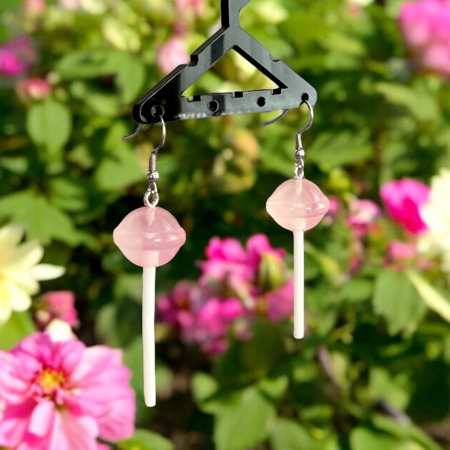 Lollipop Earrings - Pink