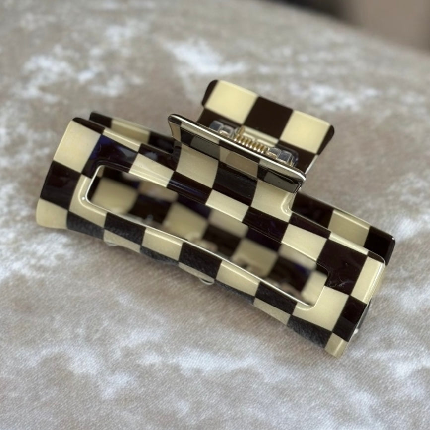 Checkered Claw Clips