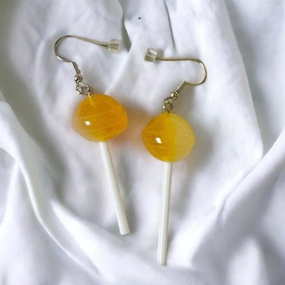 Lollipop Earrings - Yellow