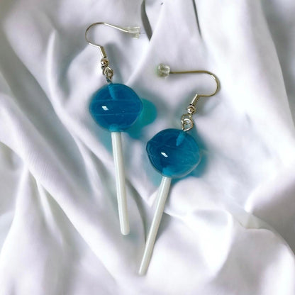 Lollipop Earrings - Blue