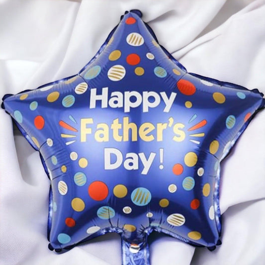 Happy Fathers Day Star Balloon - Treats & Sweets