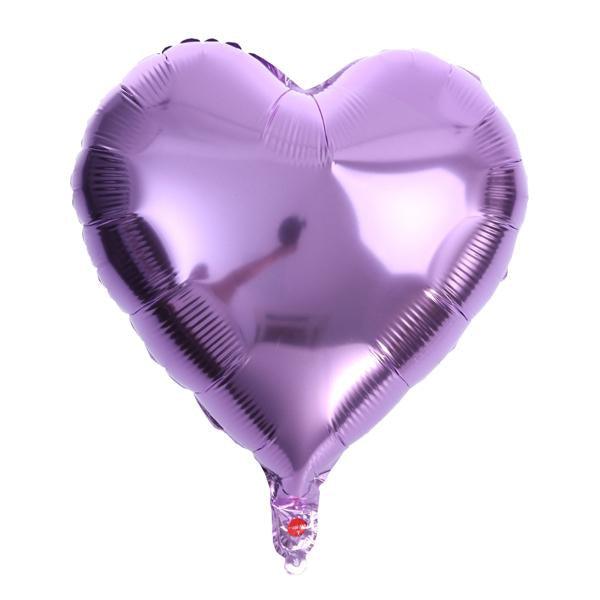 Plain Colour Heart Balloon - Treats & Sweets
