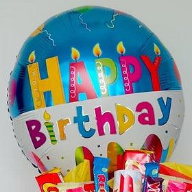 Funky Pattern Birthday Balloon - Treats & Sweets