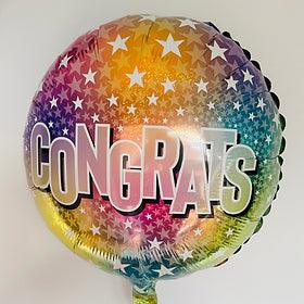 Rainbow Congrats Balloon - Treats & Sweets