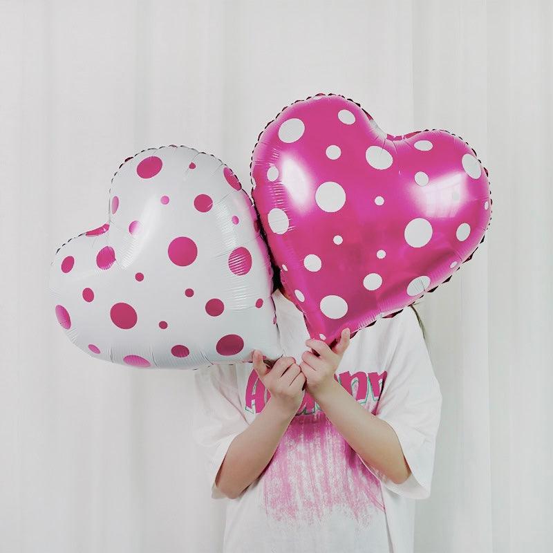 Spotty Heart Balloon - Treats & Sweets
